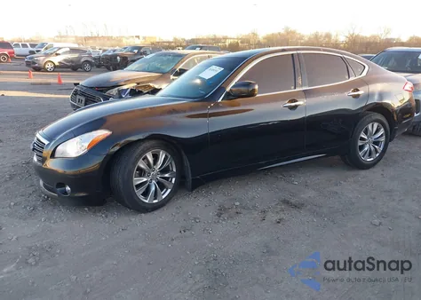 2012 Infiniti M37 z USA, uszkodzony, nr VIN JN1BY1AP4CM334597